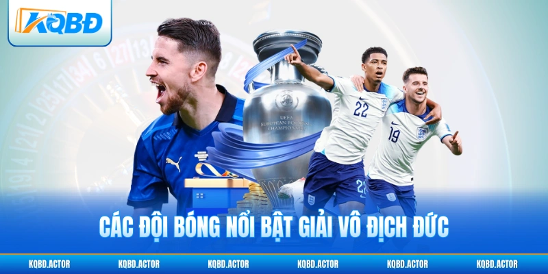 Các đội bóng nổi bật giải vô địch Đức