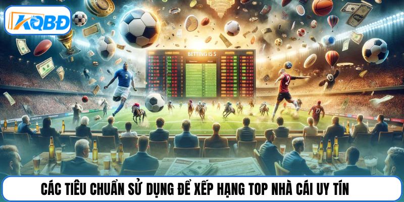 Các tiêu chuẩn sử dụng để xếp hạng Top nhà cái uy tín