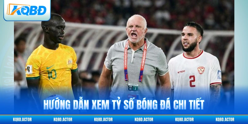 Hướng dẫn xem tỷ số bóng đá chi tiết