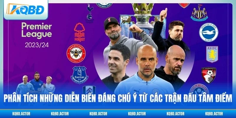 Phân tích diễn biến nổi bật từ các trận cầu tâm điểm